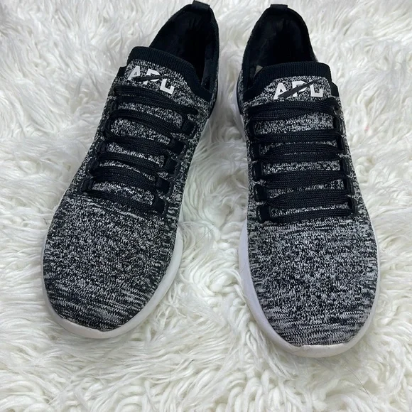 APL Black and White Knit Sneakers